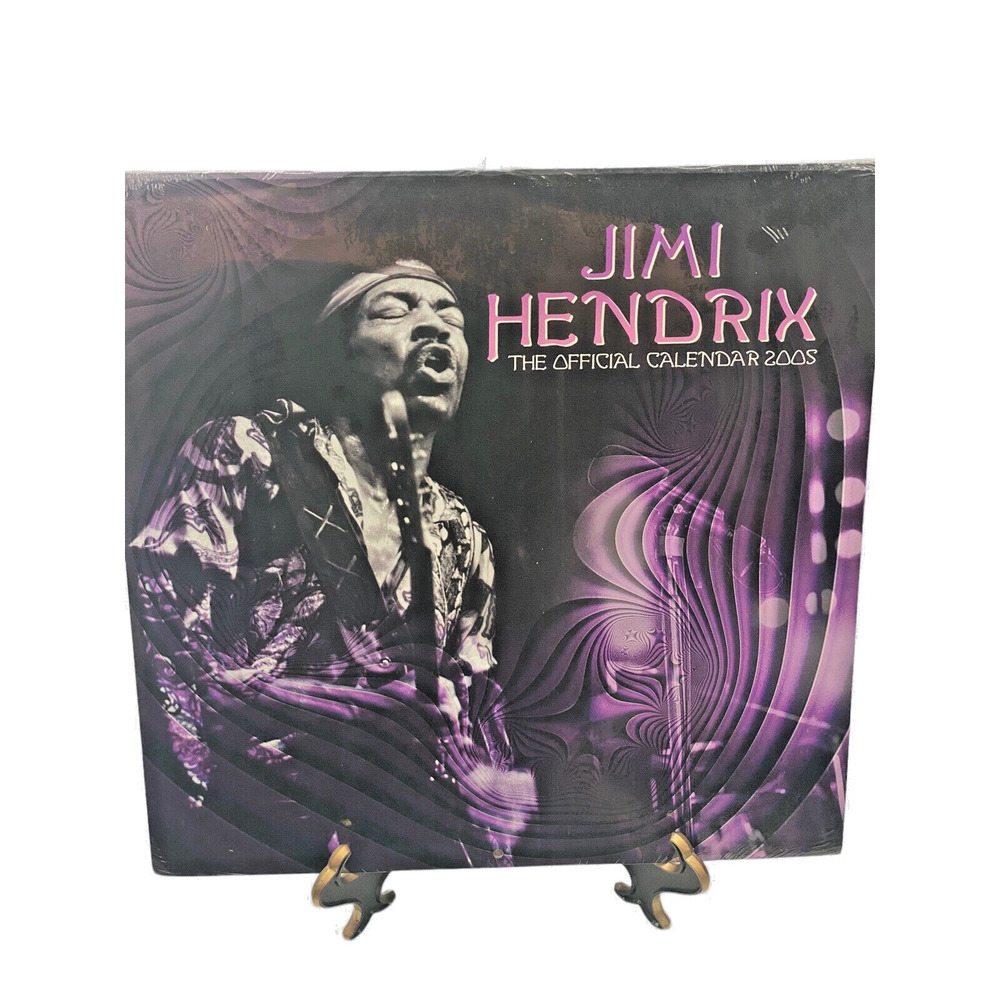 Official Jimi Hendrix Wall Calendar 2005 New Sealed Collectors Item Memorabilia